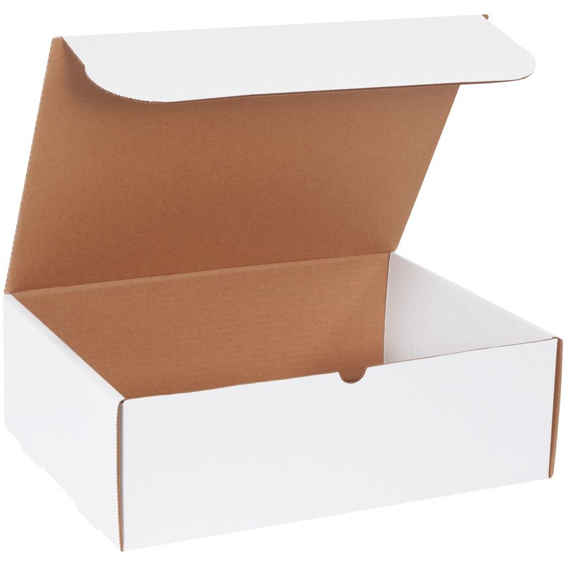 15 1/8 x 11 1/8 x 5" White Literature Mailers (M15115) Bundle Of 50