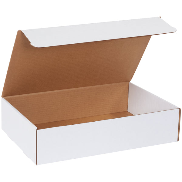 17 1/8 x 11 1/8 x 4" White Literature Mailers, Bundle Of 50 Bundle Of 50