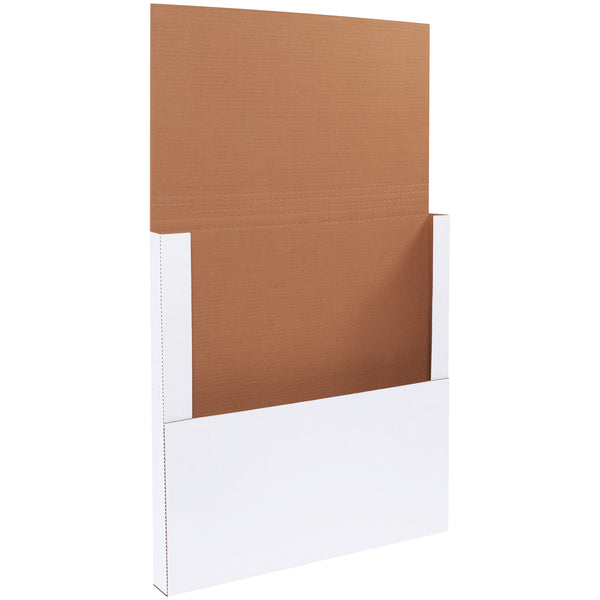 18 x 18 x 2" White Easy-Fold Mailers, Bundle Of 50 Bundle Of 50