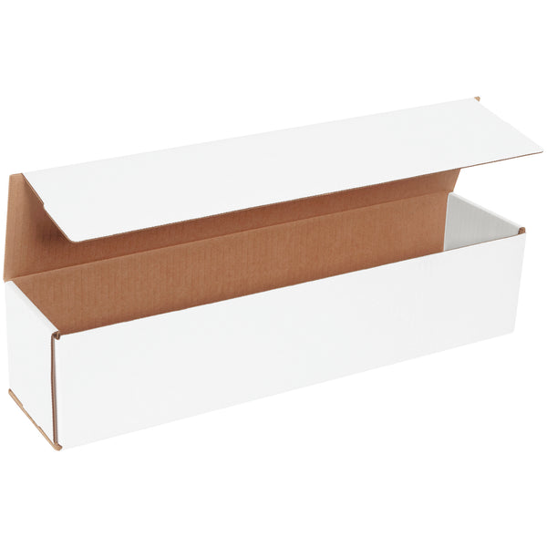 18 x 4 x 4" White Corrugated Mailers (M1844) Bundle Of 50