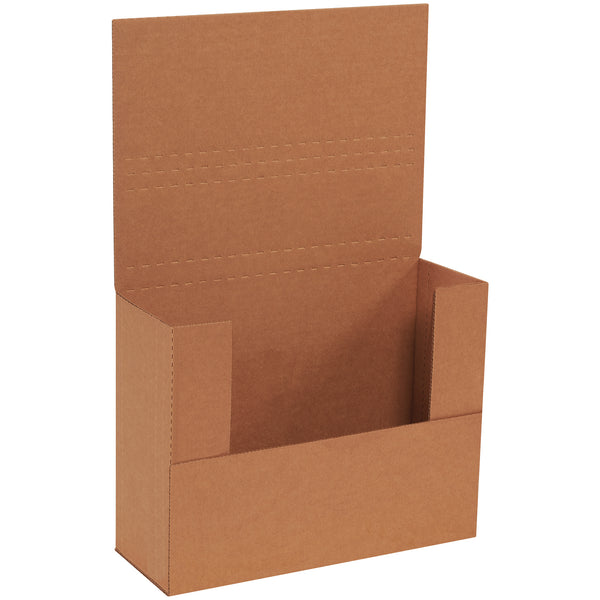 11 1/8 x 8 5/8 x 4" Kraft Easy-Fold Mailers, Bundle Of 50 Bundle Of 50