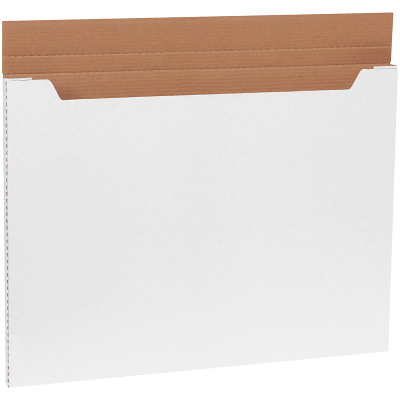 30 x 22 1/2 x 1" White Jumbo Fold-Over Mailers (M30221) Bundle Of 20