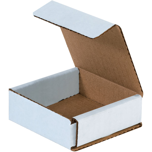 3 x 3 x 1" White Corrugated Mailers (M331) Bundle Of 50