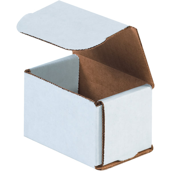 3 x 3 x 2" White Corrugated Mailers (M332) Bundle Of 50