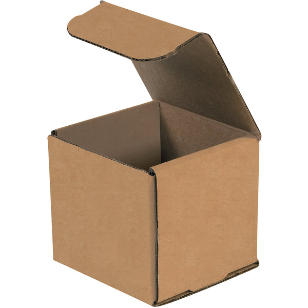 3 x 3 x 3" Kraft Corrugated Mailers (M333K) Bundle Of 50