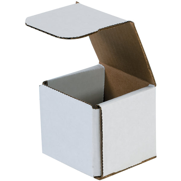 3 x 3 x 3" White Corrugated Mailers (M333) Bundle Of 50