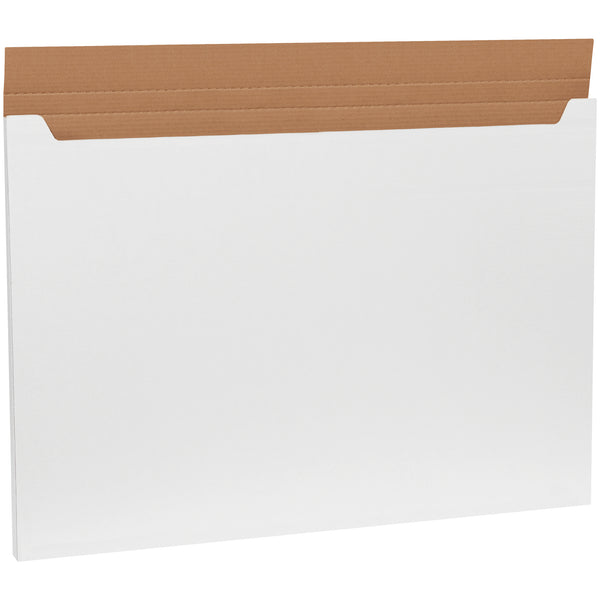 38 x 26 x 1" White Jumbo Fold-Over Mailer (M38261) Bundle Of 20
