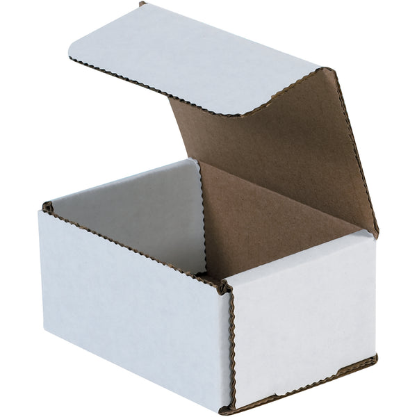 4 x 3 x 2" White Corrugated Mailers (M432) Bundle Of 50