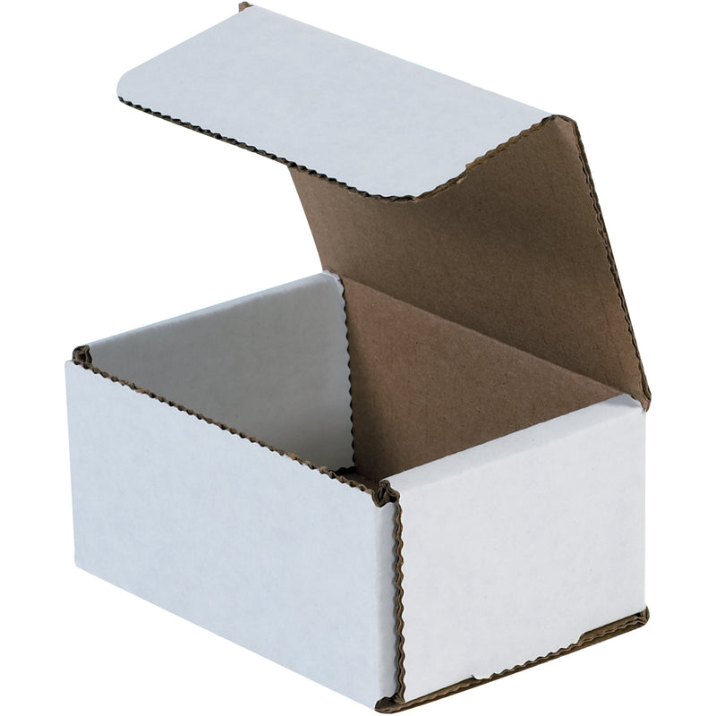 4 x 3 x 2" White Corrugated Mailers (M432) Bundle Of 50