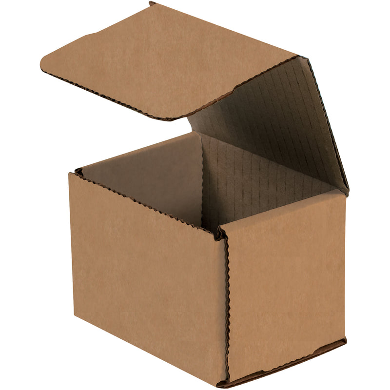 4 x 3 x 3" Kraft Corrugated Mailers (M433K) Bundle Of 50