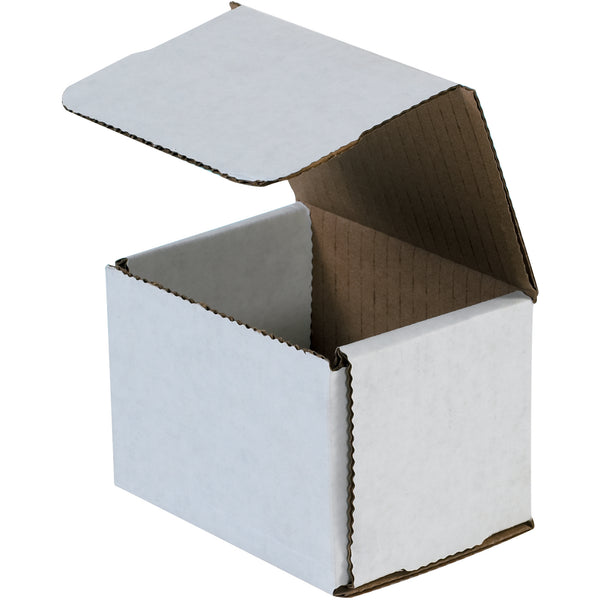 4 x 3 x 3" White Corrugated Mailers (M433) Bundle Of 50