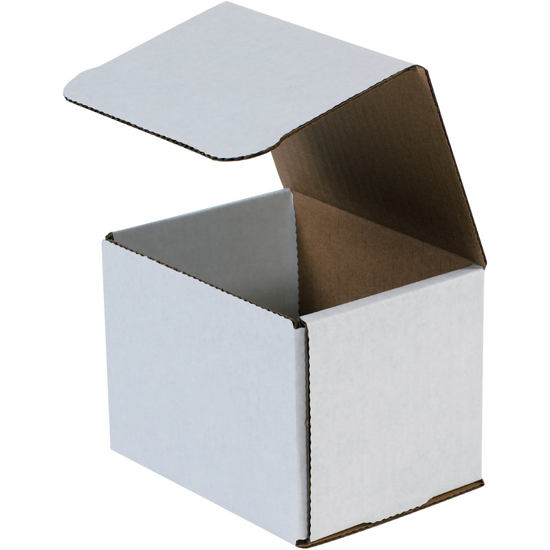 5 x 4 x 4" White Corrugated Mailers (M544) Bundle Of 50