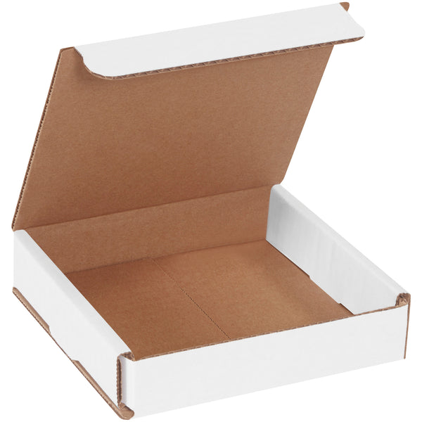 5 x 5 x 1" White Corrugated Mailers (M551) Bundle Of 50