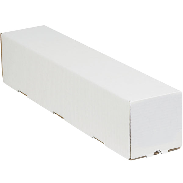 5 x 5 x 25" White Square Mailing Tubes, Bundle Of 25 Bundle Of 25