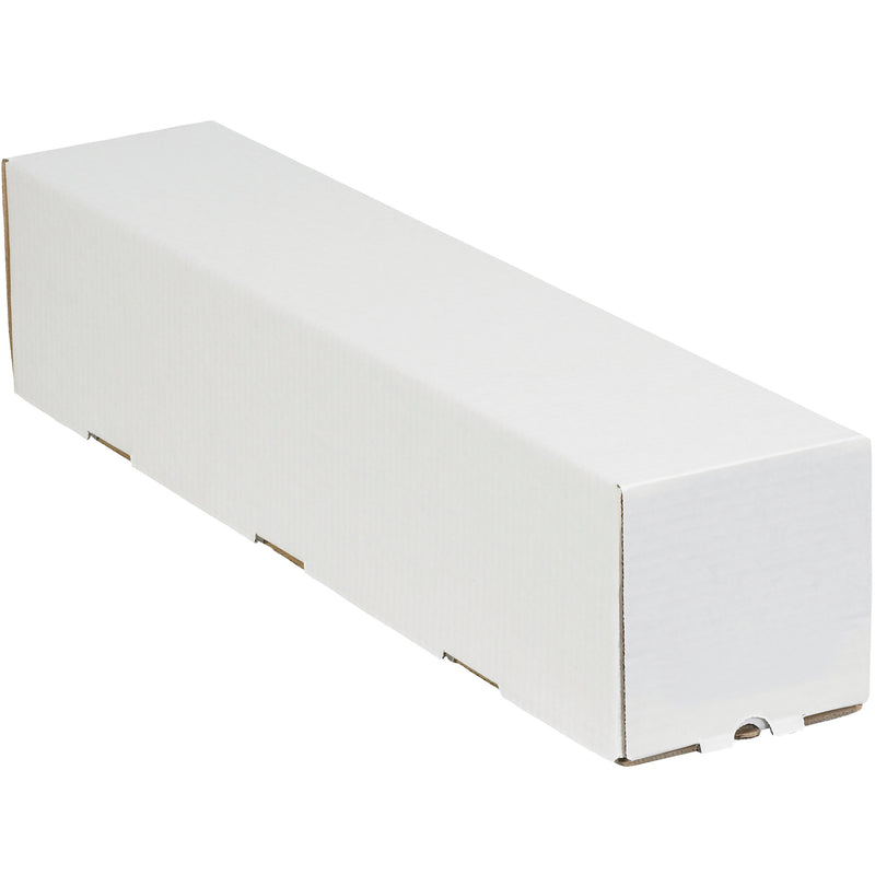 5 x 5 x 25" White Square Mailing Tubes, Bundle Of 25 Bundle Of 25