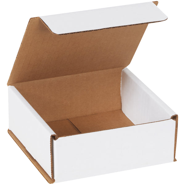 5 x 5 x 2" White Corrugated Mailers (M552) Bundle Of 50