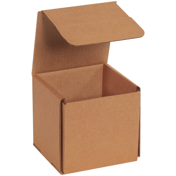 5 x 5 x 5" Kraft Corrugated Mailers (M555K) Bundle Of 50