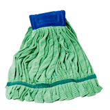 Hospeco® Microfiber Tube Mop, 14oz Green, 12/Case (HOSM600014G-CS) Case of 12