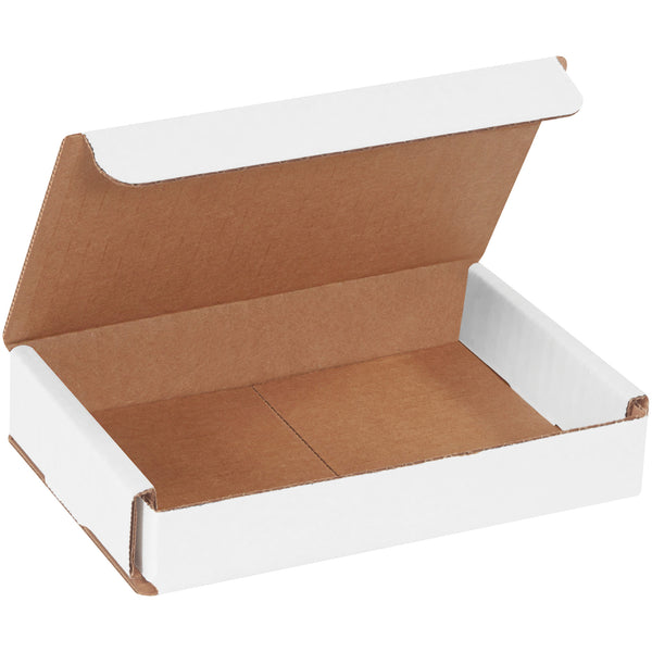 6 x 4 x 1" White Corrugated Mailers (M641) Bundle Of 50