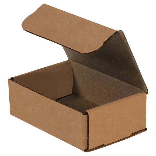 6 x 4 x 2" Kraft Corrugated Mailers (M642K) Bundle Of 50