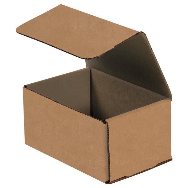6 x 4 x 3" Kraft Corrugated Mailers (M643K) Bundle Of 50