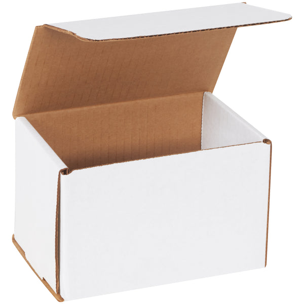 6 x 4 x 4" White Corrugated Mailers (M644) Bundle Of 50