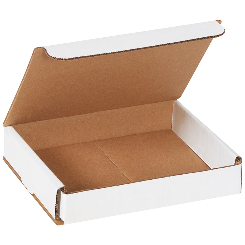 6 x 5 x 1" White Corrugated Mailers (M651) Bundle Of 50