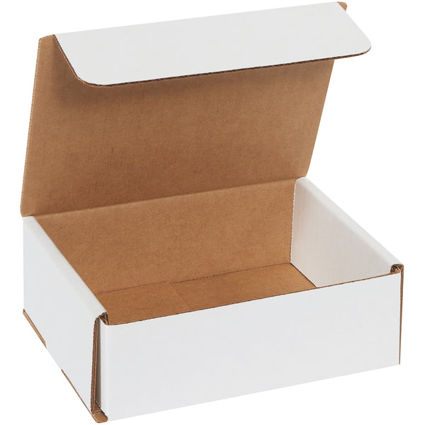 6 x 5 x 2" White Corrugated Mailers (M652) Bundle Of 50