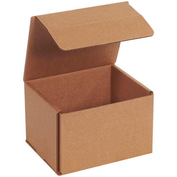 6 x 5 x 4" Kraft Corrugated Mailers (M654K) Bundle Of 50