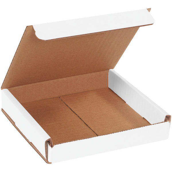 6 x 6 x 1" White Corrugated Mailers (M661) Bundle Of 50