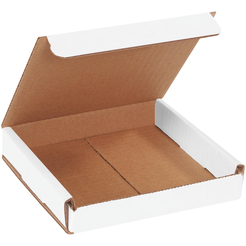 6 x 6 x 1" White Corrugated Mailers (M661) Bundle Of 50