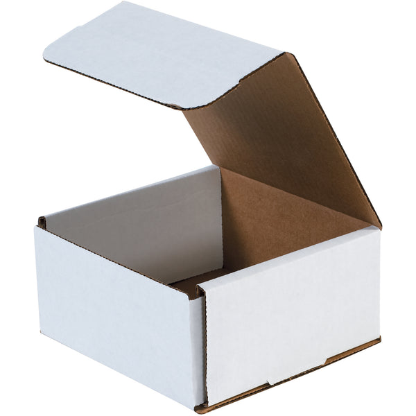 6 x 6 x 3" White Corrugated Mailers (M663) Bundle Of 50