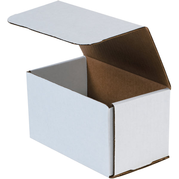 7 x 4 x 4" White Corrugated Mailers (M744) Bundle Of 50
