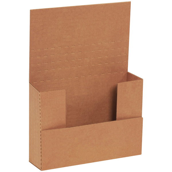 7 1/2 x 5 1/2 x 2" Kraft Easy-Fold Mailers, Bundle Of 50 Bundle Of 50