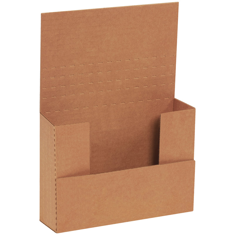 7 1/2 x 5 1/2 x 2" Kraft Easy-Fold Mailers (M752BFK) Bundle Of 50