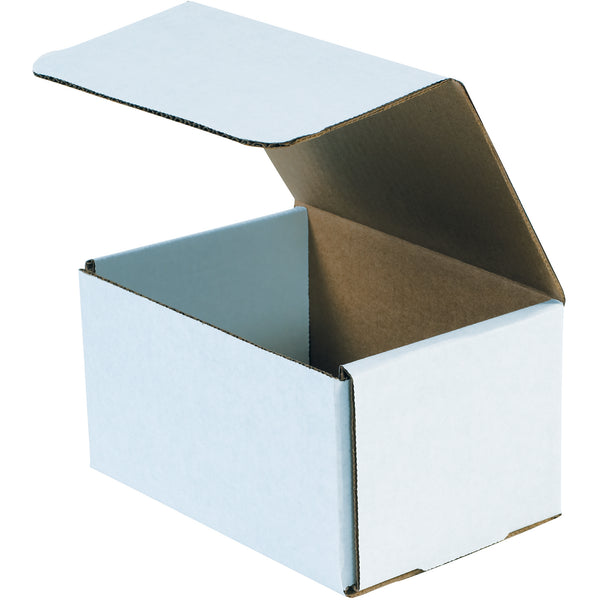 7 x 5 x 4" White Corrugated Mailers (M754) Bundle Of 50