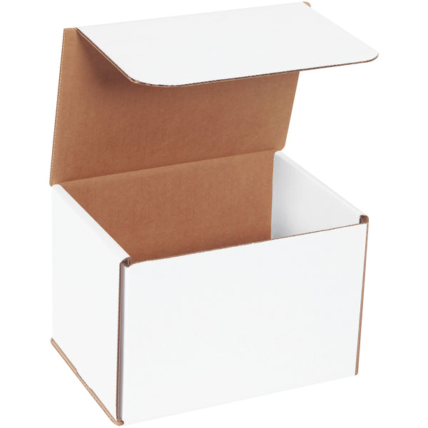 7 x 5 x 5" White Corrugated Mailers (M755) Bundle Of 50