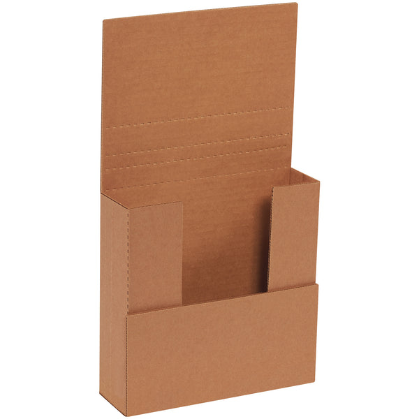 7 1/2 x 7 1/2 x 2" Kraft Easy-Fold Mailers, Bundle Of 50 Bundle Of 50