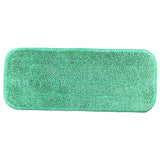 Hospeco® Microfiber Flat Wet Mop, 13", Green, Pack of 12 (HOSM830013G) Pack of 12