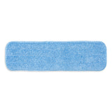 Hospeco® Microfiber Flat Wet Mop Pads Economy 18" Blue, 120/Case (HOSM830018B-F-CS) Case of 120