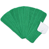 Hospeco® Microfiber Flat Wet Mop Pads Economy 18" Green, 120/Case (HOSM830018G-F-CS) Case of 120
