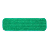 Hospeco® Microfiber Flat Wet Mop Pads Economy 18" Green, 120/Case (HOSM830018G-F-CS) Case of 120