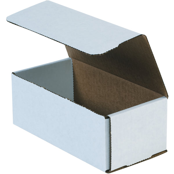 8 x 4 x 3" White Corrugated Mailers (M843) Bundle Of 50