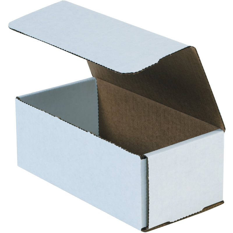8 x 4 x 3" White Corrugated Mailers (M843) Bundle Of 50