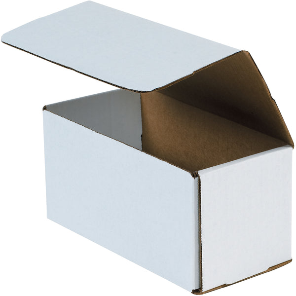 8 x 4 x 4" White Corrugated Mailers (M844) Bundle Of 50