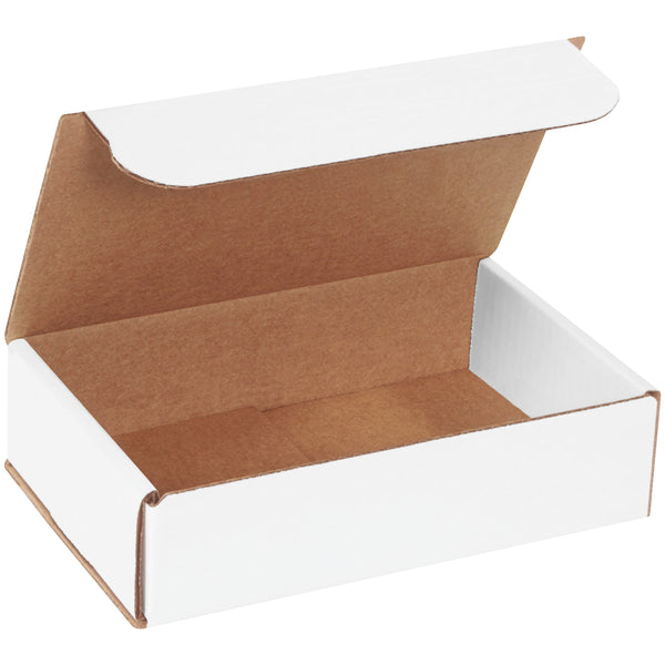 8 x 5 x 2" White Corrugated Mailers (M852) Bundle Of 50