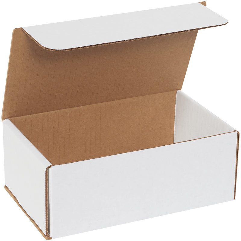 8 x 5 x 3" White Corrugated Mailers (M853) Bundle Of 50