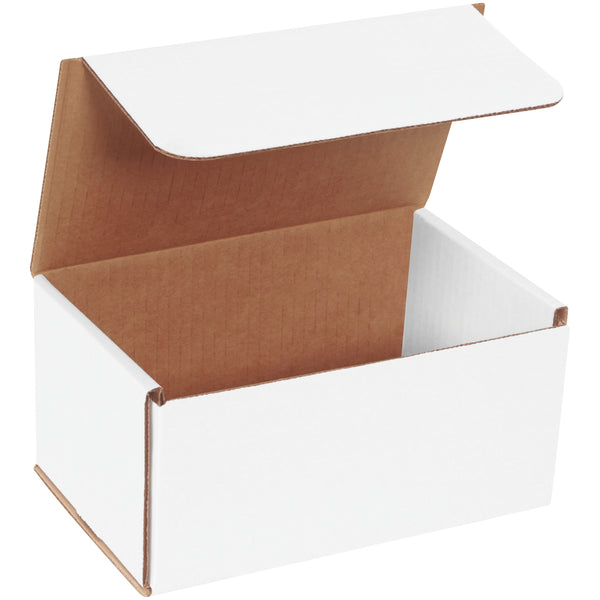 8 x 5 x 4" White Corrugated Mailers (M854) Bundle Of 50