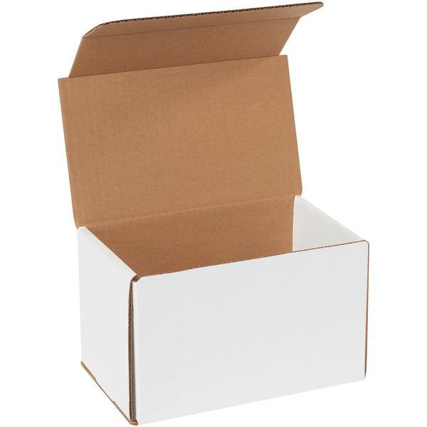 8 x 5 x 5" White Corrugated Mailers (M855) Bundle Of 50