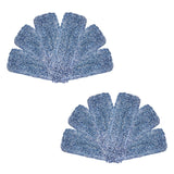 Hospeco® Wet & Dry Microfiber Mop Pad Looped 18" Blue, 120/Case (M860018B-CS) Case of 120
